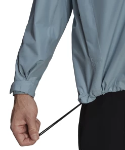 Meilleure affaire 🔔 Randonnee Pedestre Homme Adidas Veste Imperméable Adidas Terrex Multi Primegreen Two-layer GRIS 🔥