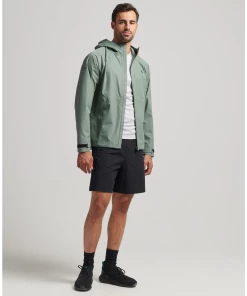 Top 10 👏 Mode- Lifestyle Homme Superdry Veste Imperméable Superdry VERT 🌟