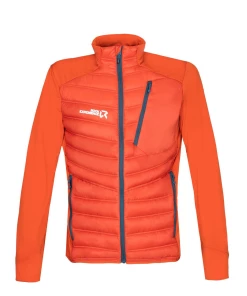 De gros 🎉 Randonnee Pedestre Homme Rock Veste Hybride Rock Experience Parker ORANGE 😉