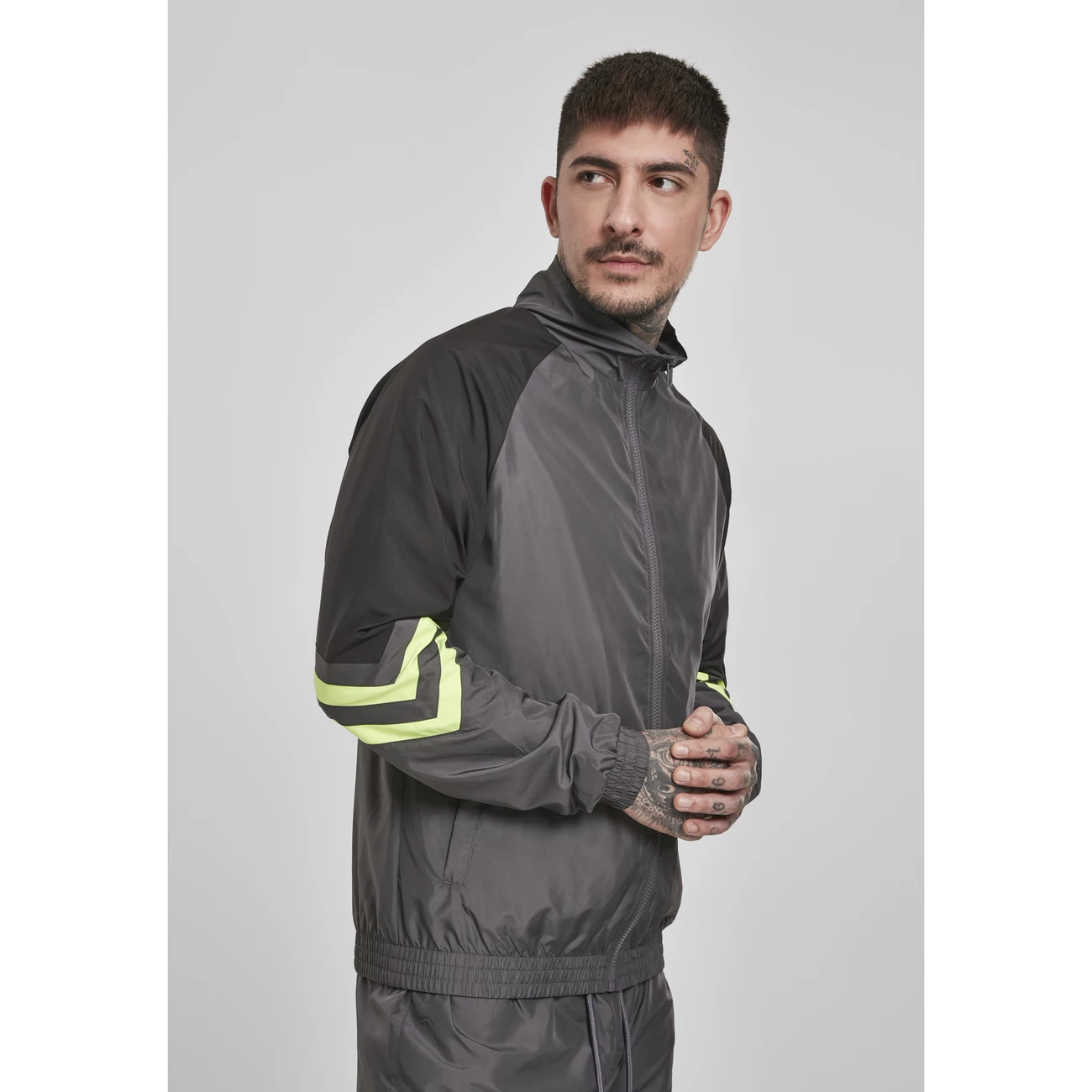 Coupon 🤩 Multisport Homme Urban Classics Veste Urban Classic Block NOIR 🎉 6 Coupon 🤩 Multisport Homme Urban Classics Veste Urban Classic Block NOIR 🎉 – Image 6