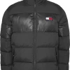 Offres 💯 Loisirs Homme Tommy Hilfiger Doudoune En Matière Recyclée - Tommy 👖 Jeans - Homme NOIR 🌟