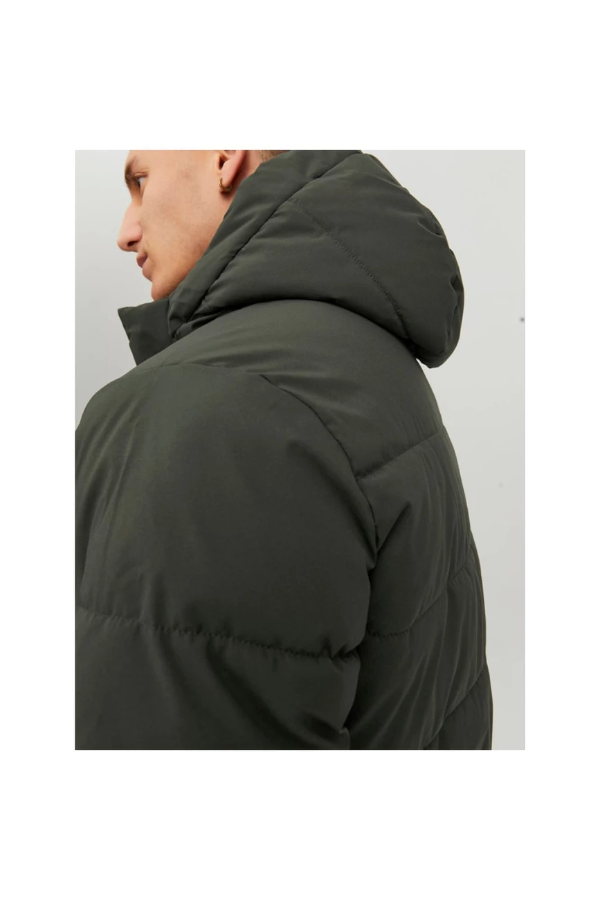 De gros 🥰 Loisirs Homme Jack And Jones Blouson Stretch À Capuche Clean - Jack & Jones - Homme VERT 🔥 3 De gros 🥰 Loisirs Homme Jack And Jones Blouson Stretch À Capuche Clean - Jack & Jones - Homme VERT 🔥 – Image 3
