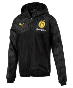 Coupon 👏 Football Homme Puma Coupe Vent Bvb 2017/2018 NOIR 🔔