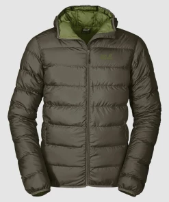Tout neuf 🤩 Randonnee Pedestre Homme Jack Wolfskin Doudoune À Capuche Jack Wolfskin Helium 3xl VERT ✨
