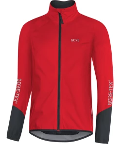 Coupon 🌟 Cyclisme Sur Route Homme Gore Veste Gore-tex C5 Active ROUGE 🤩