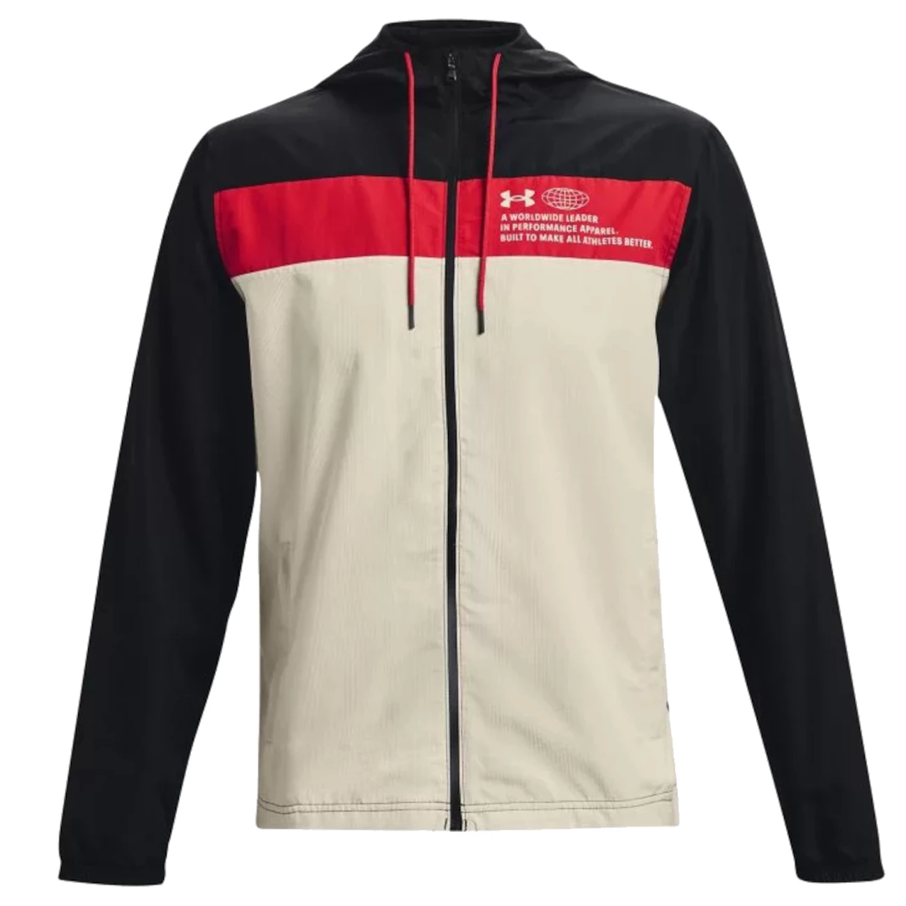 Offres 🤩 Mode- Lifestyle Homme Under Armour Under Armour Sportstyle Athletic Windbreaker Jacket 1370358-001 BEIGE 🎁 2 Offres 🤩 Mode- Lifestyle Homme Under Armour Under Armour Sportstyle Athletic Windbreaker Jacket 1370358-001 BEIGE 🎁 – Image 2