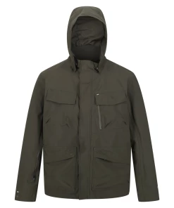 Promo 💯 Mode- Lifestyle Homme Regatta Veste Imperméable Makai Homme NOIR ✨