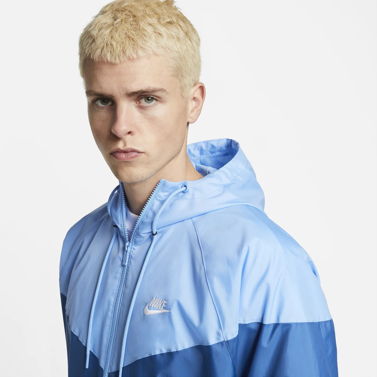 Promo 👏 Mode- Lifestyle Homme Nike Veste De Survêtement Nike Sportswear Heritage Essentials Windrunner BLEU 🥰 4 Promo 👏 Mode- Lifestyle Homme Nike Veste De Survêtement Nike Sportswear Heritage Essentials Windrunner BLEU 🥰 – Image 4
